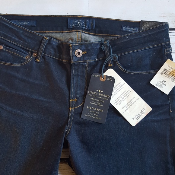 SOLD* Lucky Brand Mid Rise Lolita Boot Jeans - Picture 6 of 8